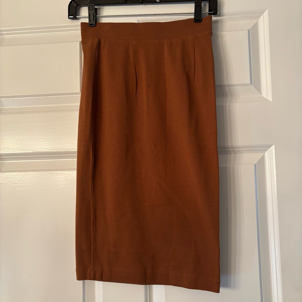 Forever 21 Brown Pencil Skirt - Picture 2 of 6
